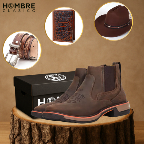 Kit Bota El Patrón con plantilla ortopédica + REGALOS