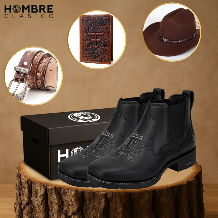 Kit Bota El Patrón con plantilla ortopédica + REGALOS