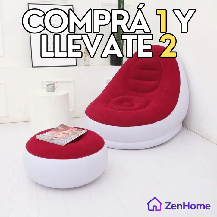SOFÁ INFLABLE ULTRA RELAX - LLEVATE 2 Y PAGÁ 1