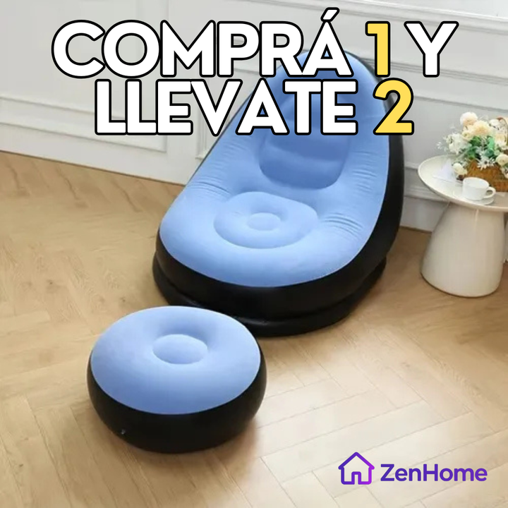 SOFÁ INFLABLE ULTRA RELAX - LLEVATE 2 Y PAGÁ 1