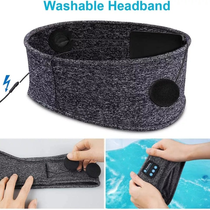 RelaxFit Bluetooth Earband ©🎧 (Audífonos Bluetooth Auriculares Para Ejercicio, Dormir y Viaje)